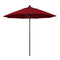 California Umbrellas Red 9' Patio Umbrella Bronze Pole, Olefin Canopy CAL-ALTO908117-F13