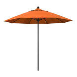 Tuscan 9' Patio Umbrella Black Pole, Sunbrella Canopy