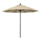 California Umbrellas Antique Beige 9' Patio Umbrella Black Pole, Sunbrella Canopy CAL-ALTO908302-5422