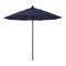 California Umbrellas Navy Blue 9' Patio Umbrella Black Pole, Sunbrella Canopy CAL-ALTO908302-5439