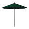 California Umbrellas Forest Green 9' Patio Umbrella Black Pole, Sunbrella Canopy CAL-ALTO908302-5446