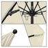 California Umbrellas Canvas 9' Patio Umbrella Black Pole, Sunbrella Canopy CAL-ALTO908302-5453