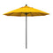 California Umbrellas Sunflower Yellow 9' Patio Umbrella Black Pole, Sunbrella Canopy CAL-ALTO908302-5457
