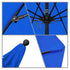 California Umbrellas Royal Blue 9' Patio Umbrella Black Pole, Olefin Canopy CAL-ALTO908302-F03