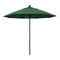 California Umbrellas Hunter Green 9' Patio Umbrella Black Pole, Olefin Canopy CAL-ALTO908302-F08