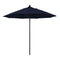 California Umbrellas Navy Blue 9' Patio Umbrella Black Pole, Olefin Canopy CAL-ALTO908302-F09