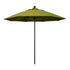 California Umbrellas Kiwi 9' Patio Umbrella Black Pole, Olefin Canopy CAL-ALTO908302-F55