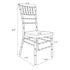 Chivari Black Aluminum Chiavari Chair CCAB-AX-T