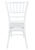 Chivari White Aluminum Chiavari Chair CCAW-AX-T