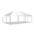 Chivari 20x30 Frame Tent with Stakes – Heavy-Duty Commercial Event Tent AMT-BDL-FRT-20x30-WHT-STK-7F