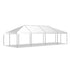 Chivari 20x40 Frame Tent with Stakes – Heavy-Duty Commercial Event Tent AMT-BDL-FRT-20x40-WHT-STK-7F
