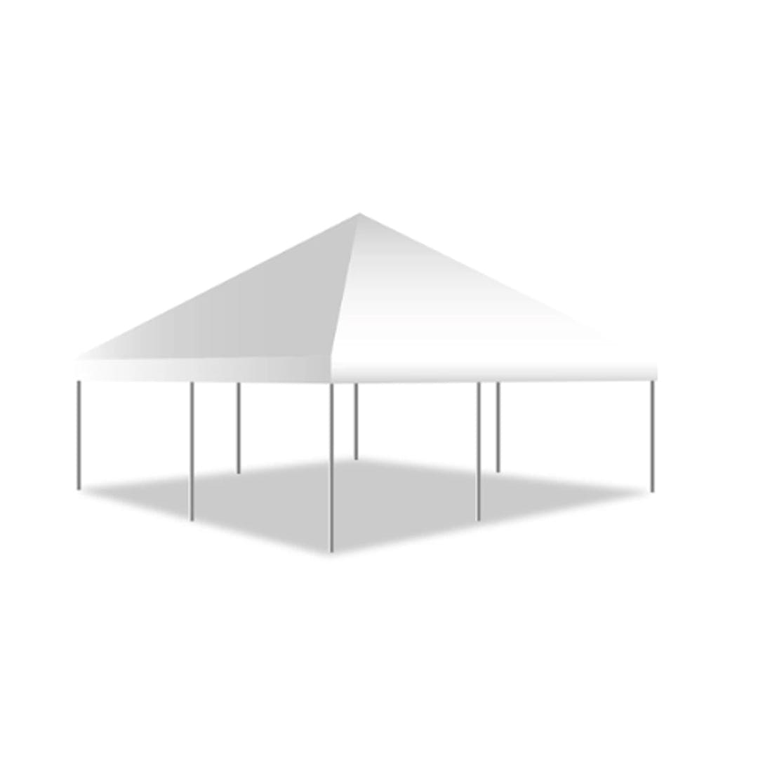 Chivari 30x30 Frame Tent with Ballasting System – Heavy-Duty Commercial Event Tent AMT-BDL-FRT-30x30-WHT-TBS-7F