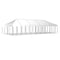 Chivari 40x100 Frame Tent with Stakes – Heavy-Duty Commercial Event Tent AMT-BDL-FRT-40x100-WHT-STK-7F