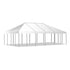 Chivari 40x60 Frame Tent with Stakes – Heavy-Duty Commercial Event Tent AMT-BDL-FRT-40x60-WHT-STK-7F