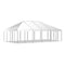 Chivari 40x60 Frame Tent with Ballasting System – Heavy-Duty Commercial Event Tent AMT-BDL-FRT-40x60-WHT-TBS-7F
