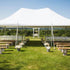 Chivari 20x30 Pole Tent with Stakes – Heavy-Duty Commercial Event Tent AMT-BDL-PLT-20x30-WHT-ALU-STK-7F