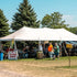 Chivari 20x40 Pole Tent with Stakes – Heavy-Duty Commercial Event Tent AMT-BDL-PLT-20x40-WHT-ALU-STK-7F