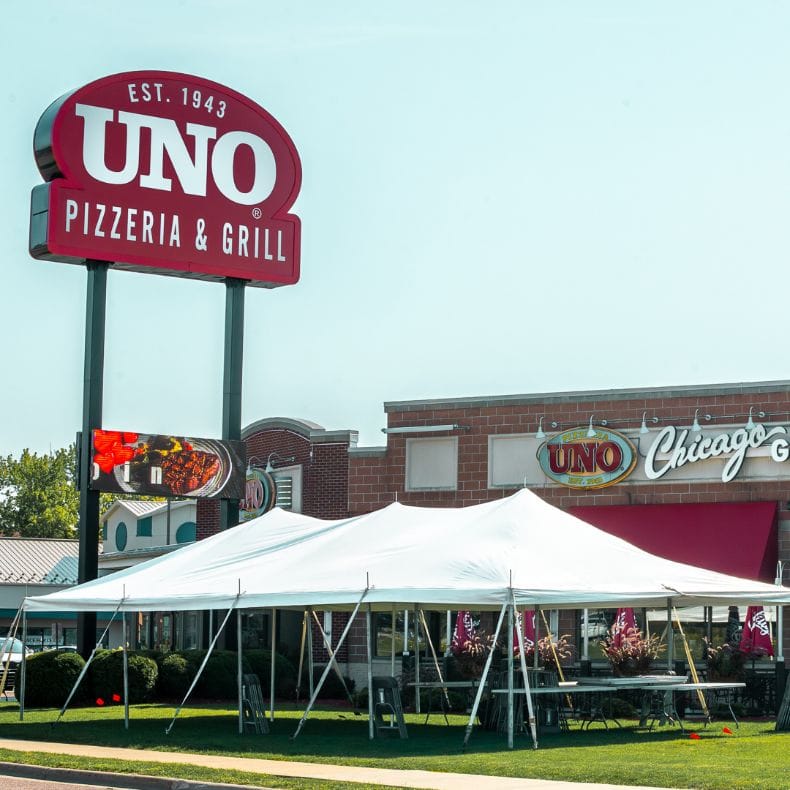 Chivari 20x40 Pole Tent with Stakes – Heavy-Duty Commercial Event Tent AMT-BDL-PLT-20x40-WHT-ALU-STK-7F