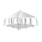 Chivari 30x30 Pole Tent with Stakes – Heavy-Duty Commercial Event Tent AMT-BDL-PLT-30x30-WHT-ALU-STK-7F