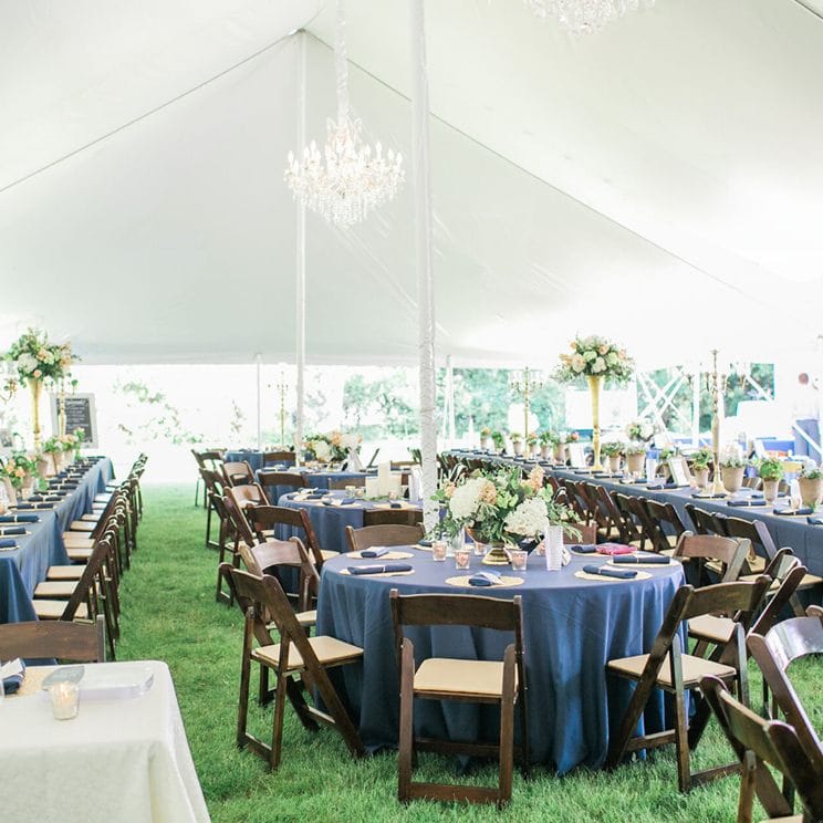 Chivari 40x60 Pole Tent with Stakes – Heavy-Duty Commercial Event Tent AMT-BDL-PLT-40x60-WHT-ALU-STK-7F