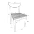 Chivari Natural Wood Antler Chair with Natural Rope Seat CAWN-SHRNT-KT