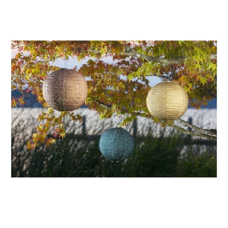 Allsop Ink Allsop Market 12" Globe Soji Stella Solar Lantern ASP-31407