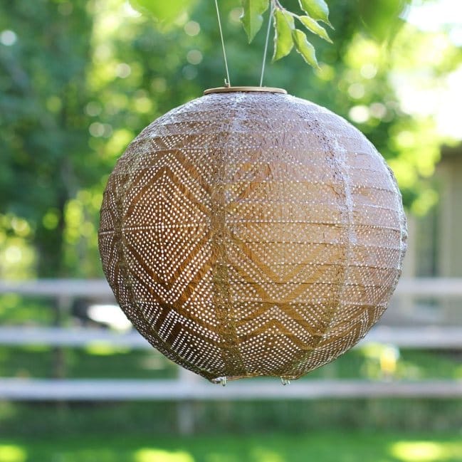 Allsop Bronze Allsop Market 12" Globe Soji Stella Solar Lantern ASP-31408