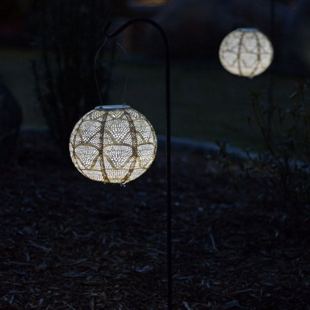 Allsop Pearl Wave Allsop 8" Globe Solar Lantern ASP-31771