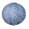 Allsop Metallic Blue Allsop Boho 12" Globe Soji Stella Solar Lantern ASP-31836
