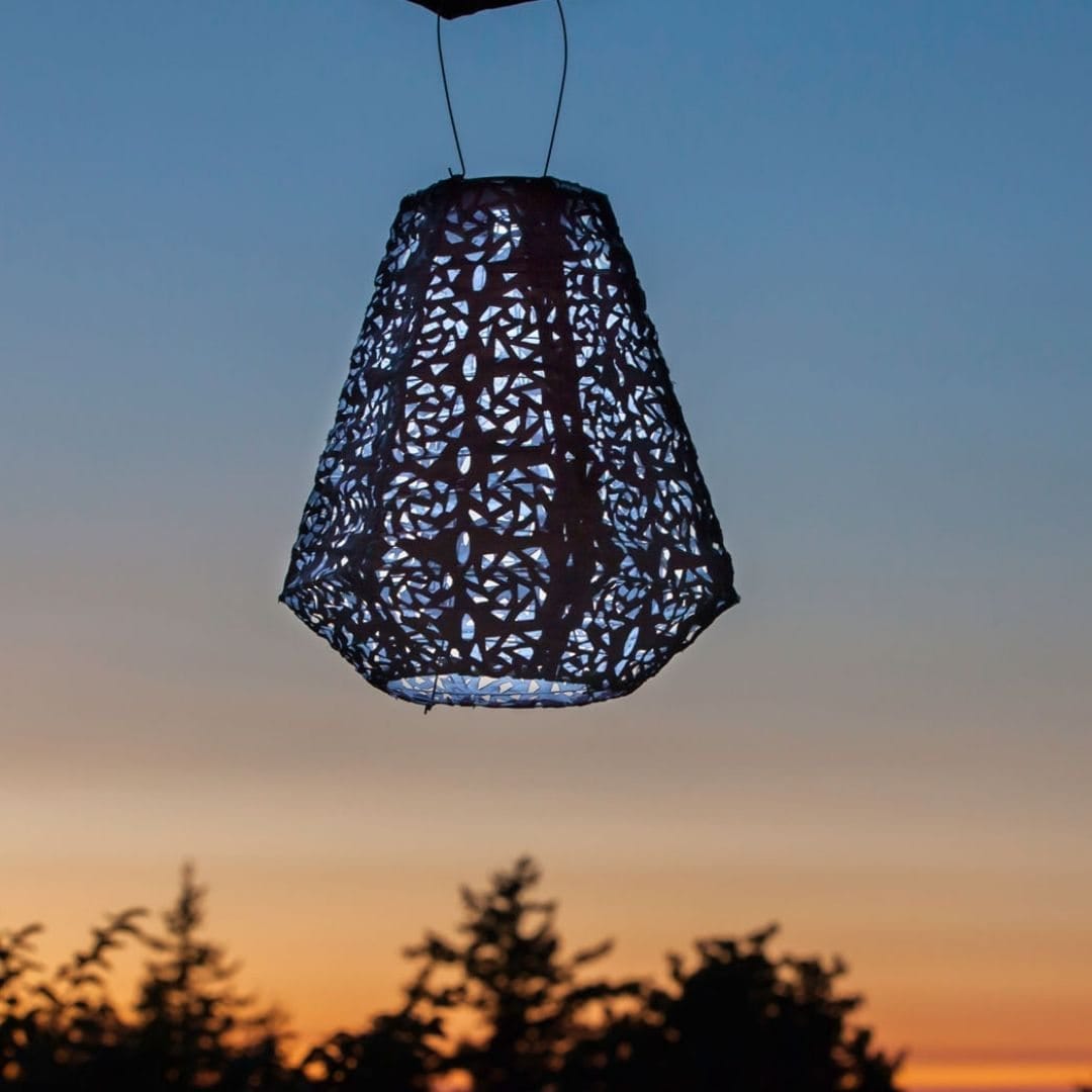 Allsop Metallic Orchid Allsop Prism 10" x 11" Solar Lantern ASP-31839