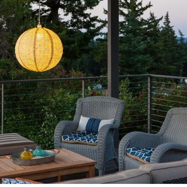 Allsop Pearl Allsop Chevron 18" Globe Soji Stella Nova Pendant Lamp ASP-32021