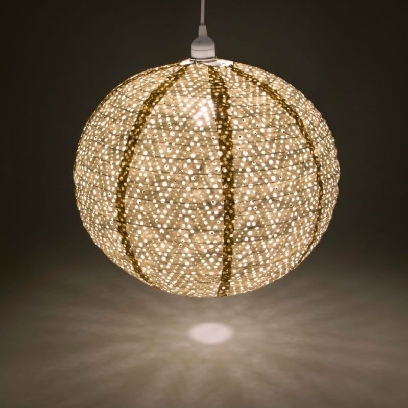 Allsop Pearl Allsop Chevron 18" Globe Soji Stella Nova Pendant Lamp ASP-32021