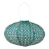 Allsop Metallic Emerald Allsop Oval Wagon Wheel 14" x 9" Solar Lantern ASP-32027
