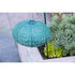 Allsop Metallic Emerald Allsop Oval Wagon Wheel 14" x 9" Solar Lantern ASP-32027
