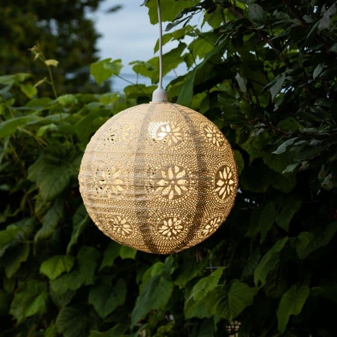 Allsop Pearl Allsop Boho 18" Globe Soji Stella Nova Pendant Lamp ASP-32299