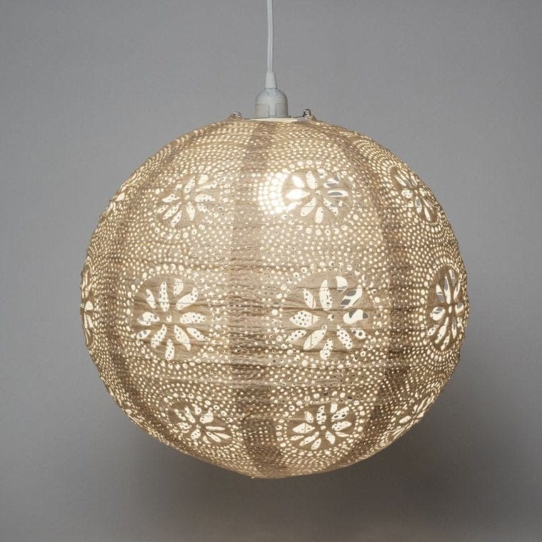 Allsop Pearl Allsop Boho 18" Globe Soji Stella Nova Pendant Lamp ASP-32299