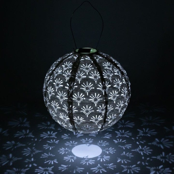 Allsop Porcelain Allsop Deco 12" Globe Soji Stella Solar Lantern ASP-32361