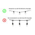 Allsop Allsop Pole Stand with Tank Base Sturdy Base Stand for Soji Lanterns ASP-32384
