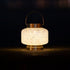 Allsop White Square Allsop Boaters Lantern Hand Blown Glass Solar Lantern ASP-32407