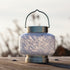Allsop White Square Allsop Boaters Lantern Hand Blown Glass Solar Lantern ASP-32407