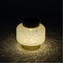 Allsop White Square Allsop Boaters Lantern Hand Blown Glass Solar Lantern ASP-32407