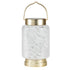 Allsop White Cylinder Allsop Boaters Lantern Hand Blown Glass Solar Lantern ASP-32408