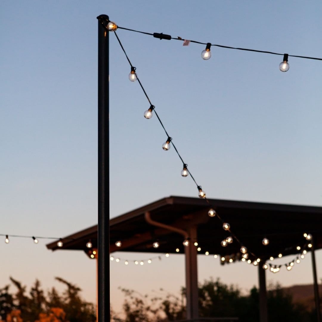 Allsop Black Allsop G40 LED Bistro String Elegant Outdoor Lighting Solution ASP-32432