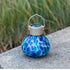 Allsop Tidal Blue Allsop Tea Lantern Hand Blown Glass Solar Lantern ASP-32462