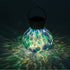 Allsop Tidal Blue Allsop Tea Lantern Hand Blown Glass Solar Lantern ASP-32462