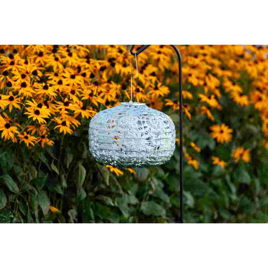 Allsop Sage Allsop Square Sunflower 11" x 7.25" Solar Lantern ASP-32531