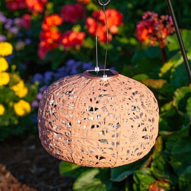 Allsop Clay Allsop Square Sunflower 11" x 7.25" Solar Lantern ASP-32532
