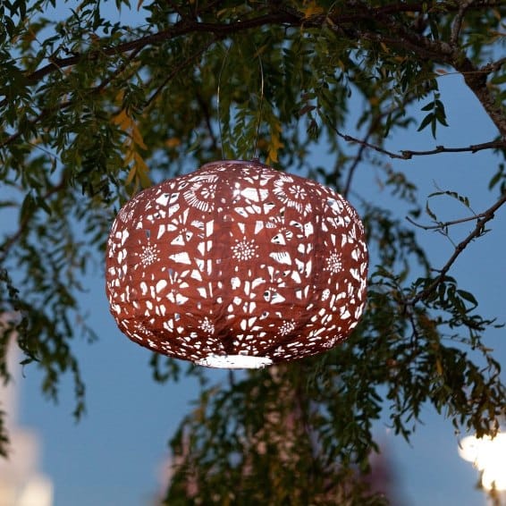 Allsop Clay Allsop Square Sunflower 11" x 7.25" Solar Lantern ASP-32532