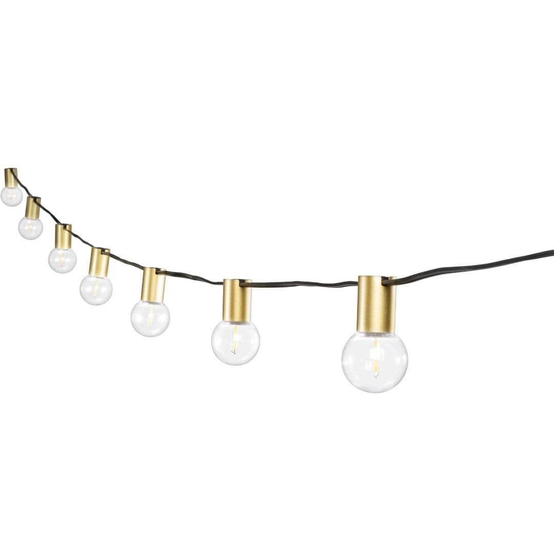 Allsop Gold Stylish Allsop G40 Outdoor Bistro String LED Lights ASP-32541