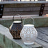 Allsop Cannoli Cream Allsop Daisy Lantern Punched Metal Solar Light ASP-32617